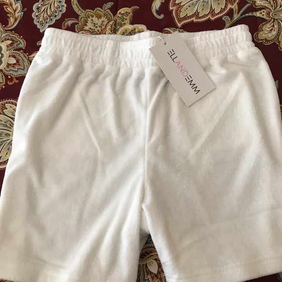 ellandemm Cha Cha Terrycloth Sweatshirt AND Terrycloth Shorts SET - Picture 3 of 4